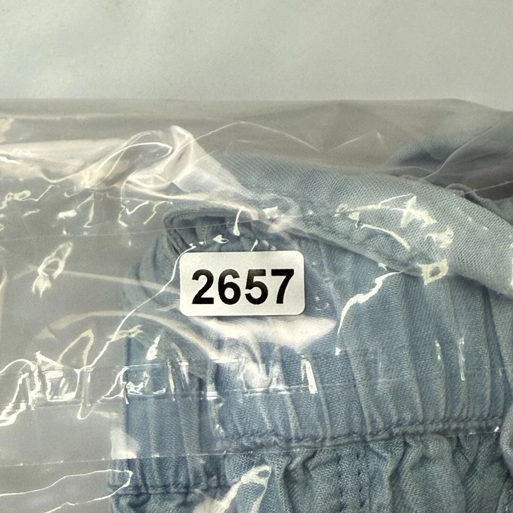 Aerie Shorts Womens Small Blue Chambray‎ Light Wash Belted Lightweight Jorts
